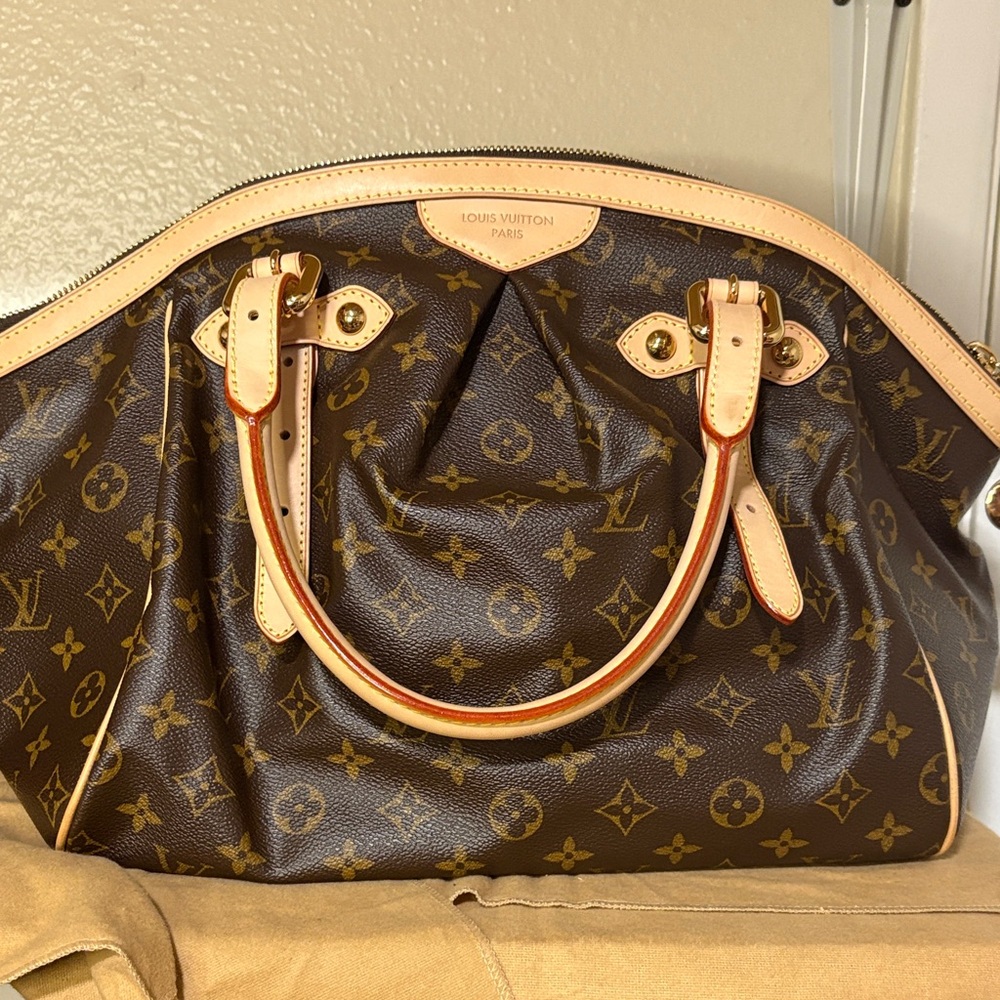 Louis Vuitton Tivoli GM Brown Monogram Shoulder Bag